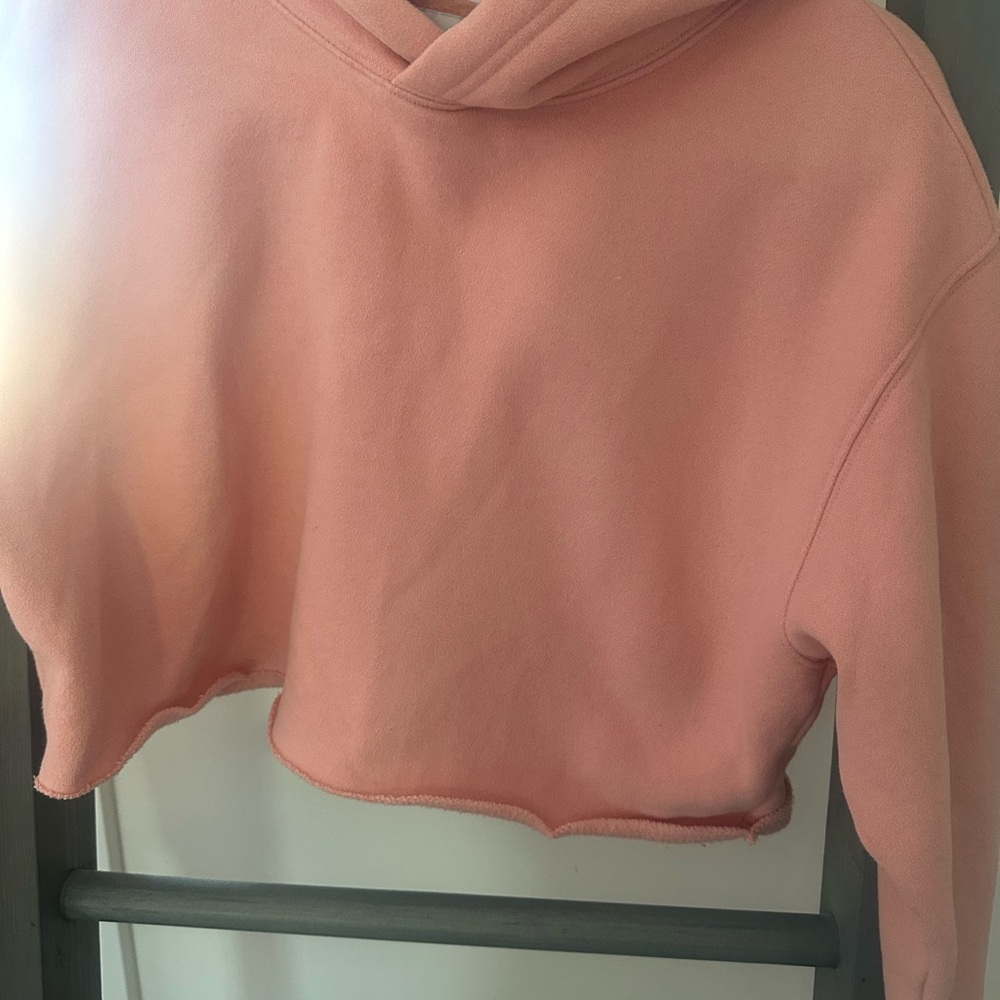 TNA Blush Pink Cropped Hoodie - Picture 2 of 4